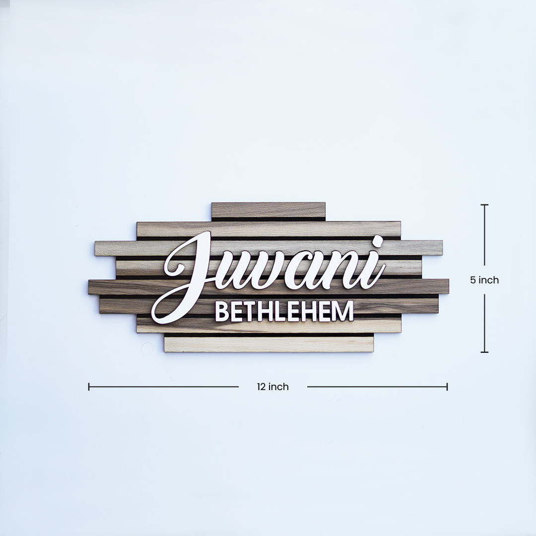 12-1 house name plate